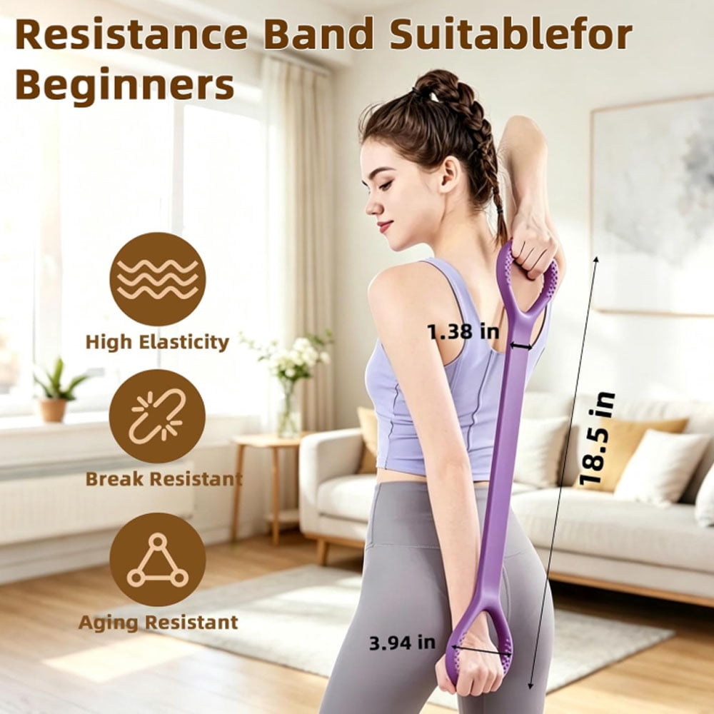 Resistance Band with Handles, Elastic Bands for Working Out,Arm,Back,Shoulder Training Elastic Ropes,Exercise Equipment for Yoga, Pilates,Physical Therapy Stretching