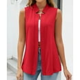 thumbnail image 3 of MORTTIC Women's Sleeveless Vest Blazer, Casual Open Front Work Office Jacket, S-5XL, 3 of 6