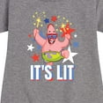 thumbnail image 3 of SpongeBob SquarePants - Lit Fireworks Patrick  - Toddler & Youth Girls Fleece Dress, 3 of 6