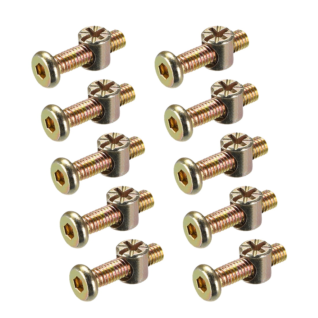 M6x70mm vis tête Hex Vis Meuble 58mm Longue filetage 10pc | Canada