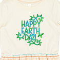 thumbnail image 4 of Inktastic Happy Earth Day with Leaves Girls Toddler Dress, 4 of 5