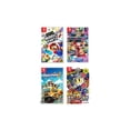 thumbnail image 2 of 2019 Nouveau Nintendo Switch Rouge/bleu Joy-Con Console Jeu Multijoueur, Super Mario Party, Mario Kart 8 Deluxe, Overcooked 2, Super Bomberman R, 2 of 7