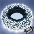 thumbnail image 1 of Guirnalda de luces navideñas Nielfoi, 20 m, 200 LED, color blanco, 8 modos, 1 of 9