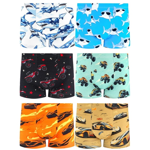 Ropa interior para niños BliBliTaTa, calzoncillos suaves de algodón sin etiquetas para bebés y niños pequeños, bóxers transpirables en tallas 2T, 3T, 4T, 5T, 6T, 7, 8, 10, 12 años, paquete de 6