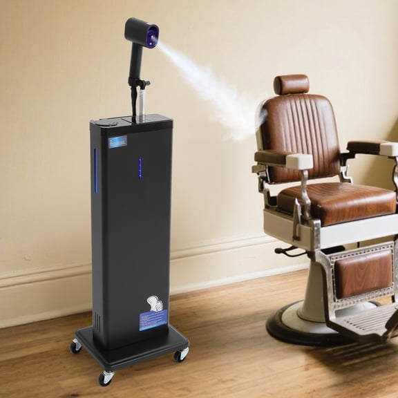 Professional Salon Hair Steamer Rolling Stand Base Nano Mist Hair Steamer 1300W