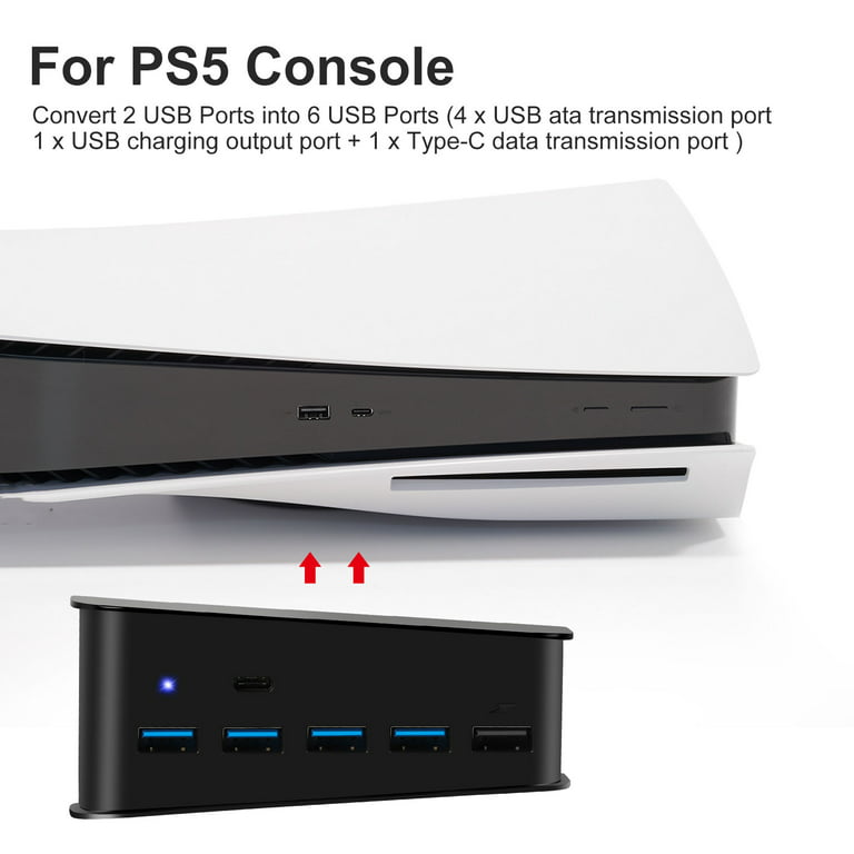 Pricing For Playstation 5sony Playstation 5 Usb Hub 6-port Expander -  Super Speed Usb 3.0
