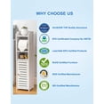 thumbnail image 6 of Toilet Storage Cabinet with Paper Holder - Space-Saving Bathroom Organizer (Multi-Color Options), 6 of 7