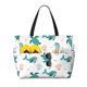 thumbnail image 1 of Fotbe Turtles And Seahorses Bolsa de Viaje para Playa - Resistente al Agua, Bolsa Tote de Gran Capacidad y Ligera con 7 Bolsillos para Mujeres y Hombres, 1 of 7
