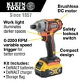 thumbnail image 2 of Klein Tools Compact Impact Driver Kit, 2 of 8