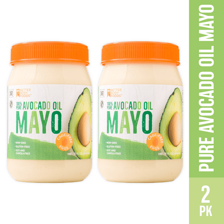 BetterBody Foods Avocado Oil Mayonnaise, 15 Oz (2 (Best Foods Mayonnaise Nutrition Label)