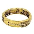 thumbnail image 2 of Brazalete de Aleación Tallada Yinane Retro Unisex Elegante Dorado, 2 of 8