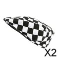 thumbnail image 1 of 2xGorro Chef Catering Baker Cook Duckbill Golf Cap Rejilla Blanca 2 piezas, 1 of 6