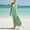 Green, variant on ClodeEU Women's Halter Neck Sleeveless Backless Maxi Dress,Beach Vacation Summer Dress with Slit Beige,Women's Plus L