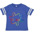 thumbnail image 3 of Inktastic Rainbow Gradient Autism Boys or Girls Toddler T-Shirt, 3 of 5