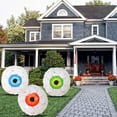 thumbnail image 3 of D-GROEE 3Pcs Halloween Inflatable Eyeball Balloons 22 Inches Reusable Eyeball Aluminum Film Balloons Eye Balloons for Halloween Party Supplies, Garden Decorations, Hedge Decorations, 3 of 8