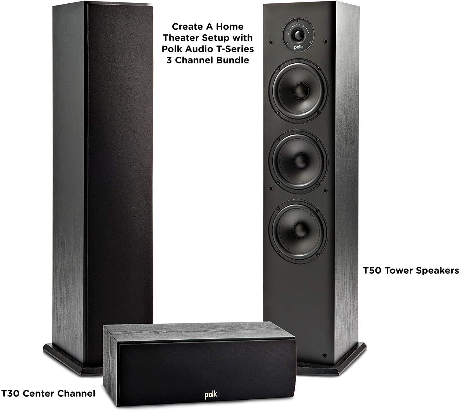 polk t series 5 channel surround theater speaker system