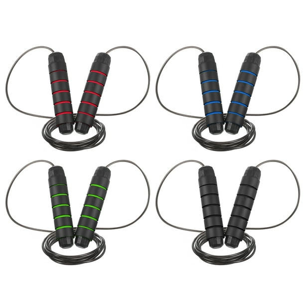 Cuerda de saltar Uxcell para entrenamiento de fitness, cuerda de saltar sin enredos, cuerda de saltar de velocidad rápida, multicolor 10Pack