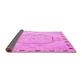 thumbnail image 2 of Ahgly Company Indoor Rectangle Abstract Pink Modern Area Rugs, 6' x 9', 2 of 4