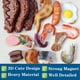 thumbnail image 3 of Un conjunto de divertidas pegatinas tridimensionales para refrigerador, simulación de carne, cordero, chuletas, mensaje magnético, 3 of 5