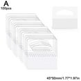 thumbnail image 5 of NOVELAR 100-Pack Clear Foldable Hang Tabs, Peel & Stick for Easy Labeling, Space-Saving Office and Home Organization, 5 of 7