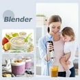 thumbnail image 3 of Immersion Blender Handheld, 4-in-1 S ainless S eel Hand Elec ric S ick Mixer wi h 12-Speeds & urbo Mode, Powerful 500W Emulsion Blender wi h Beaker, Chopper & Whisk, 3 of 4