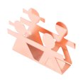 thumbnail image 3 of Napkin Holder, Multifunction Humanoid Pattern Stable Bottom Wear Resistant Vertical Napkin Holder  For Coffee Shop For Bar For Hotel Rose Gold, 3 of 8