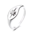 thumbnail image 1 of Sterling Silver Starburst Ring with Preciosa Crystals, 1 of 4