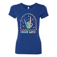 thumbnail image 2 of Wild Bobby Motherhood Some Days I Rock It Skeleton Hand Women Slim Fit Junior Tee, 2 of 6