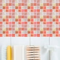 thumbnail image 4 of WRITWAA 30Pcs Kitchen Back Splash Sticky Tiles Self-Adhesive Waterproof Mosaic for Modern Wall Decor, 4 of 8