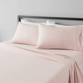 thumbnail image 1 of Lightweight Super Soft, Wrinkle-Free, Easy Care Microfiber 4-Piece Bed Sheet Set with 14-Inch Deep Pockets, Full, Bright White, Solid, 1 of 7
