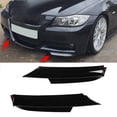 thumbnail image 1 of Front Bumper Spoiler, Scratch  Rounded Edges High Temperature  1 Pair Front Bumper Lip Splitter  For Vehicle, 1 of 8