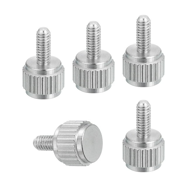 5 Pcs M2.5 x 6mm Knurled Thumb Screws, Vernier Calipers Locking Screws Bolt