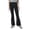 Black, variant on Ruyang Kids Girls Flared Pants Polka Dot Mid Waist Stretchy Sweatpants Summer Toddlers Sweet Versatile Casual Trousers