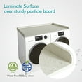 thumbnail image 3 of Kaboon Washer Dryer Countertop with Edge Rails, 27.5" x 54", Waterproof, Model-KBCS5427SW, Sea Salt, 3 of 5