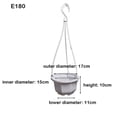 thumbnail image 1 of Lefu 1pcs Flower Pot Chain Plant Basket Plant Holder Hanging Balcony Decor, 1 of 6