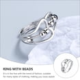 thumbnail image 4 of FELTECHELECTR anillo giratorio con cuentas para aliviar el estrés, ajustable., 4 of 4