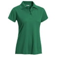 thumbnail image 6 of Expert Brand Women's Oxymesh™ Dry Fit Athletic Polo Shirt, Forest Green, XXL, 6 of 7