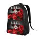 thumbnail image 2 of Disketp Red Wine Rose Mochila Unisex de Apertura Lateral Completa, Mochila para Laptop para Escuela, Trabajo y Viajes, 2 of 8