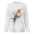 thumbnail image 4 of PENGXIANG Femmes Sweat-Shirt à Manches Longues Imprimé O Col Pull en Vrac Sweat-Shirt d'Automne, 4 of 4