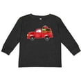 thumbnail image 3 of Inktastic Christmas Red Vintage Truck with Presents Boys or Girls Long Sleeve Toddler T-Shirt, 3 of 5
