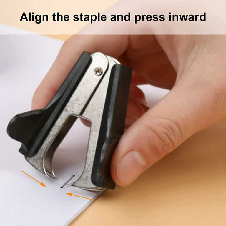 Staple Puller, Mini Staple Remover Paper Clip Remover Ergonomic Handle Staple  Puller Removal Tool for School Office Home 