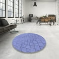 thumbnail image 4 of Ahgly Company Machine Washable Indoor Rectangle Transitional Denim Blue Area Rugs, 6' x 9', 4 of 7