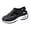 Black, variant on Platform Gladiator Sandals for Women Arch Support Walking Shoes Antislip Closed Toe Caged Low Wedge Sneakers White Size 8.5