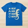 thumbnail image 2 of Heat Hide Hunt Repeat T-Shirt – Leopard Gecko Pet Lovers – Unisex Casual Wear, 2 of 6
