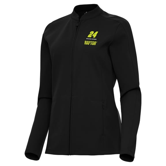 Women's Antigua Black William Byron Regard Full-Zip Jacket