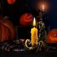 thumbnail image 3 of Pompotops Halloween Pumpkin Candle candelabra Ambiance Decorative Candle candelabra Home Tea Candle candelabra, 3 of 5