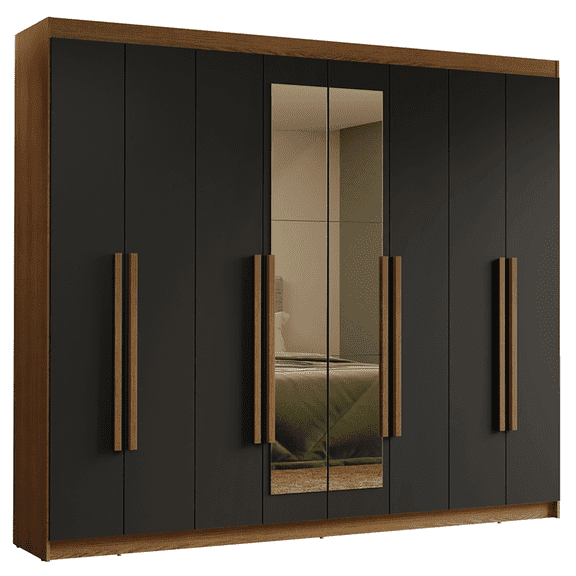 Ropero Closet Madesa Venus 8 Puertas 2 Espejos MN
