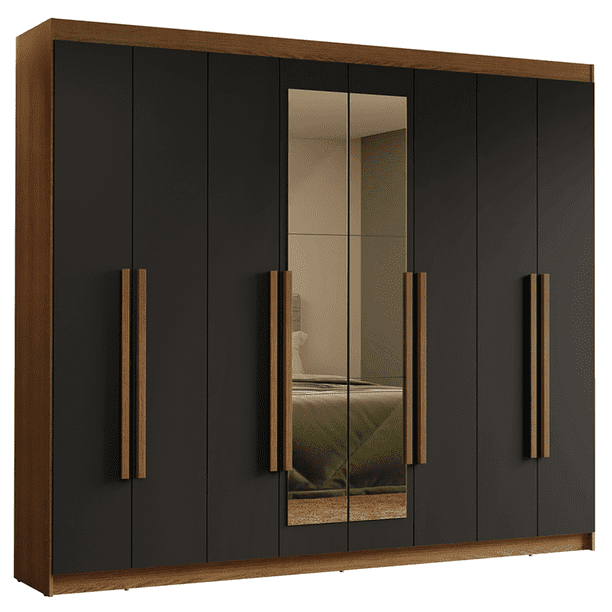Ropero Closet Madesa Venus 8 Puertas 2 Espejos MN