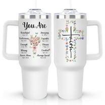 Christian Gifts for Women Mom, Christian Tumbler 40Oz for Birthday Christmas Ideas, Inspirational Religious Gifts for Women, Faith Bible Verse Gift for Mother''s Day Grandma, Godly Coffee Cups