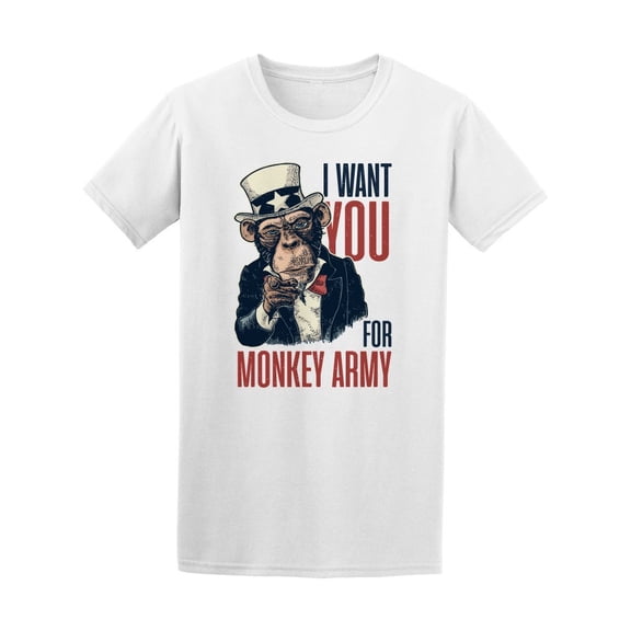 I Want You For Monkey Army Tee Men's -Image by Shutterstock